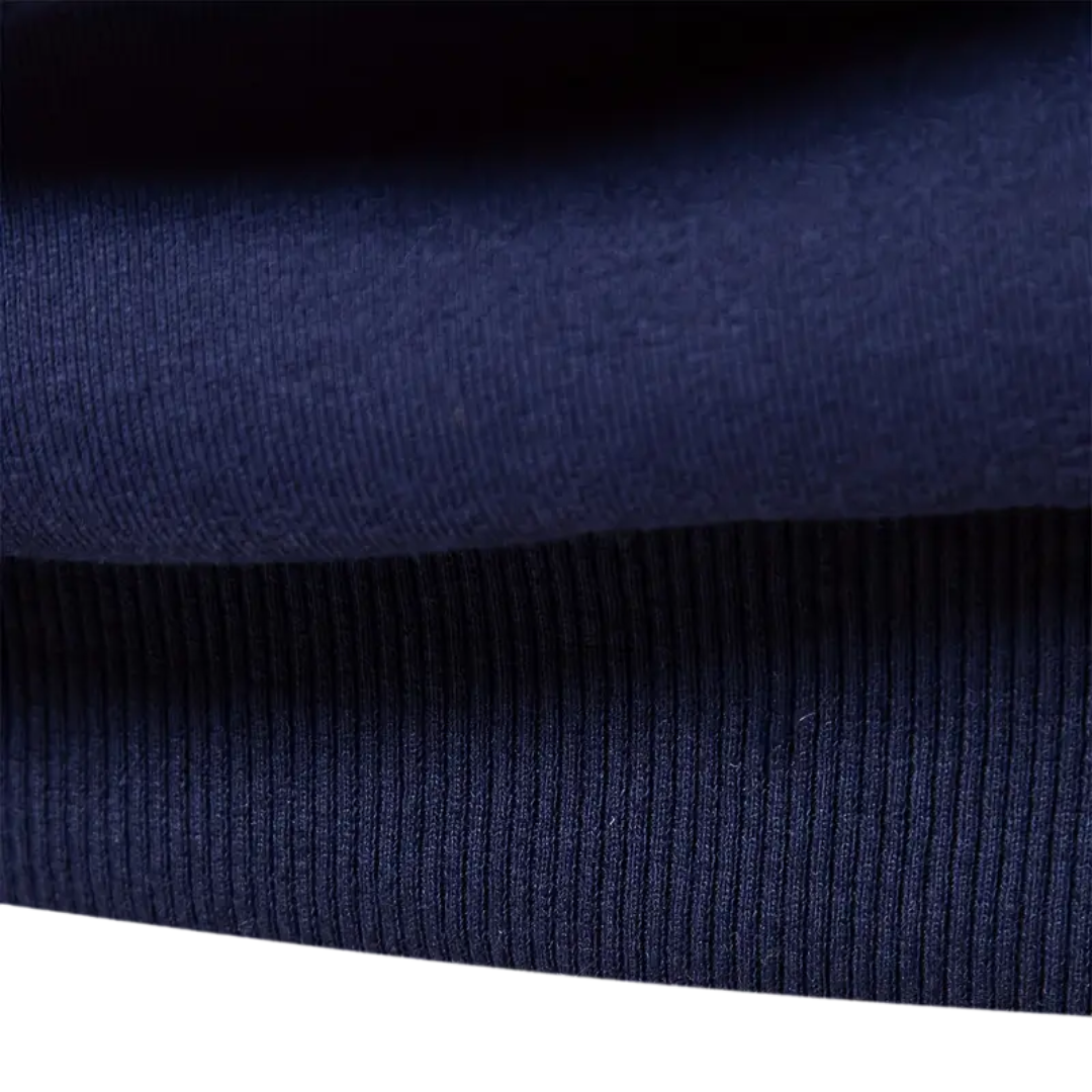MALCOLM | KLASSIEKE POLO SWEATSHIRT