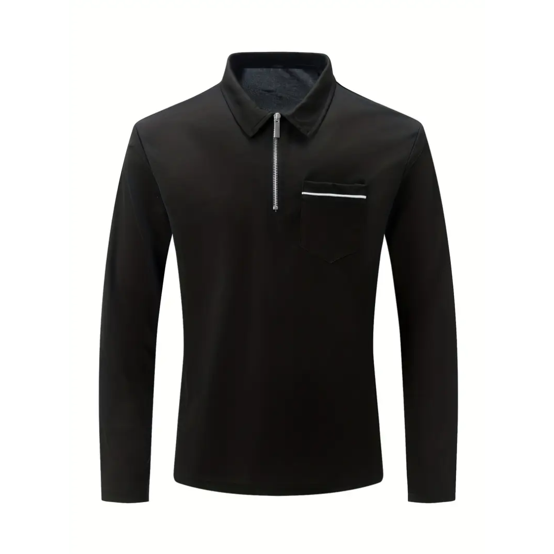 MARKUS | LANGE MOUWEN SHIRT MET RITS