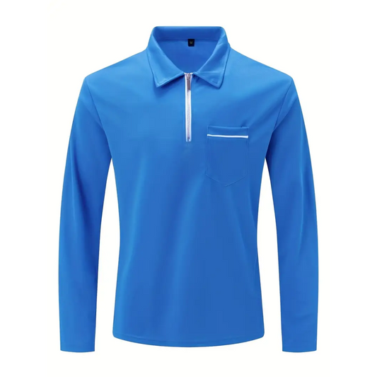 MARKUS | LANGE MOUWEN SHIRT MET RITS