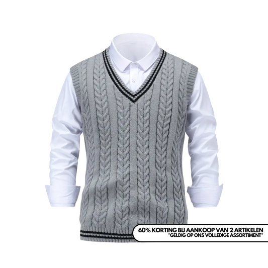 PRESTON | KABELGEBREIDE SPENCERVEST
