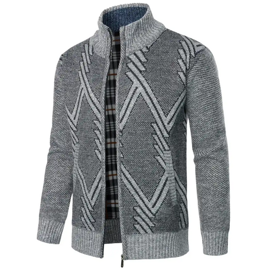 BEN | GEBREID GILET MET UNIEK PATROON