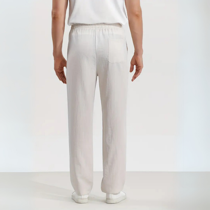 ALESSIO | WITTE STRECH PANTALON