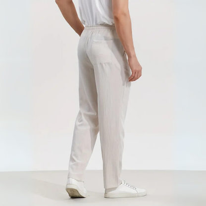 ALESSIO | WITTE STRECH PANTALON