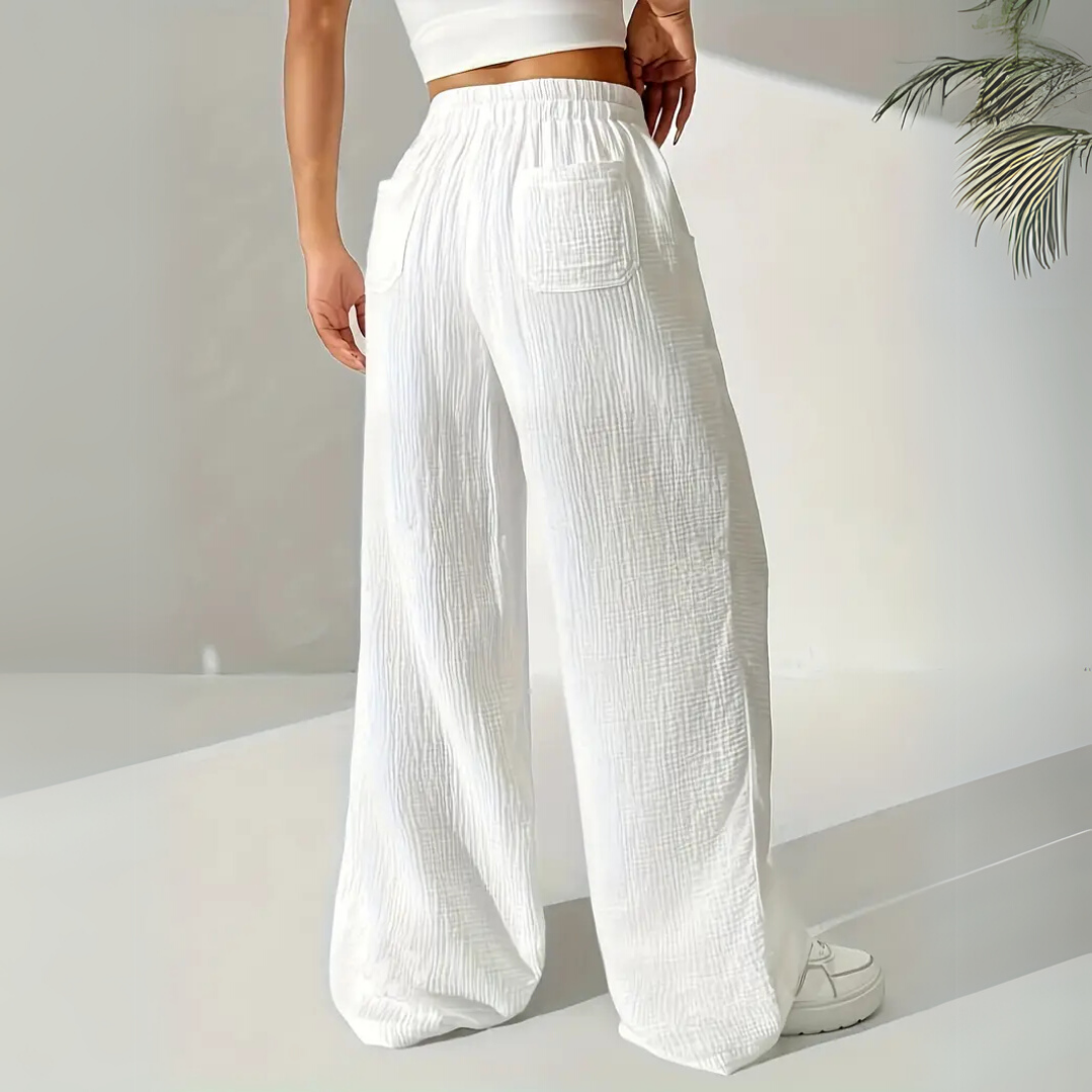 ANIEK | WITTE WIJDE BROEK