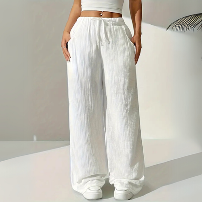 ANIEK | WITTE WIJDE BROEK