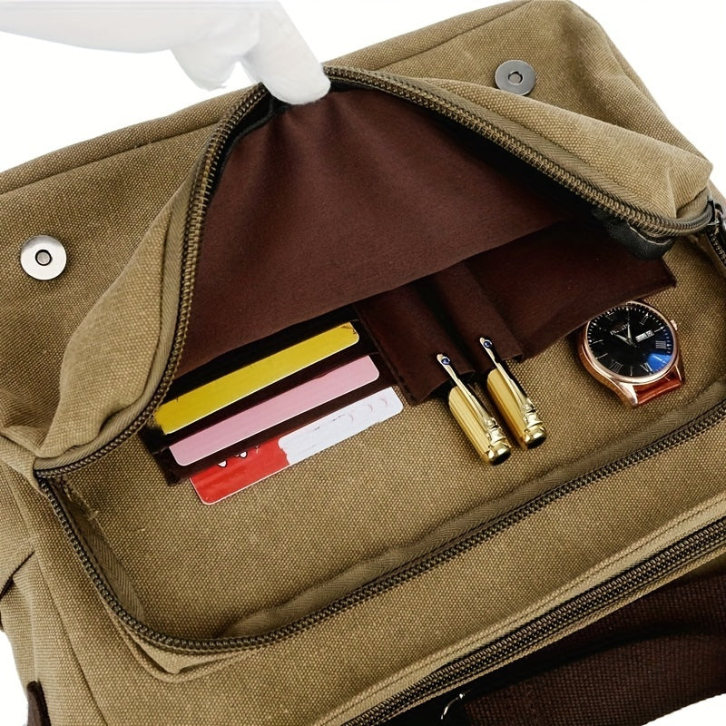 RAAVI | CANVAS MESSENGER BAG