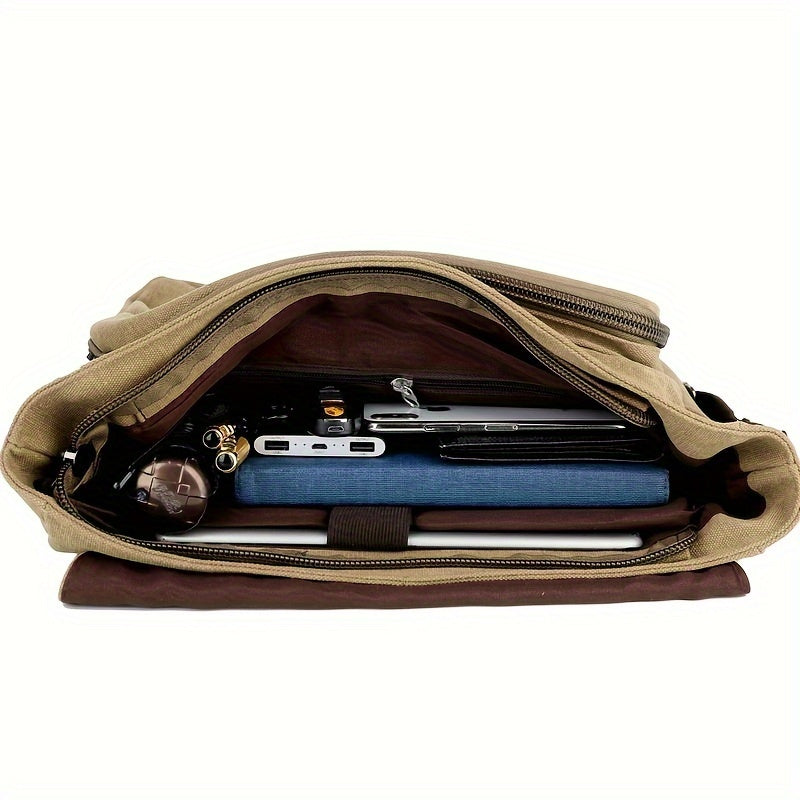 RAAVI | CANVAS MESSENGER BAG